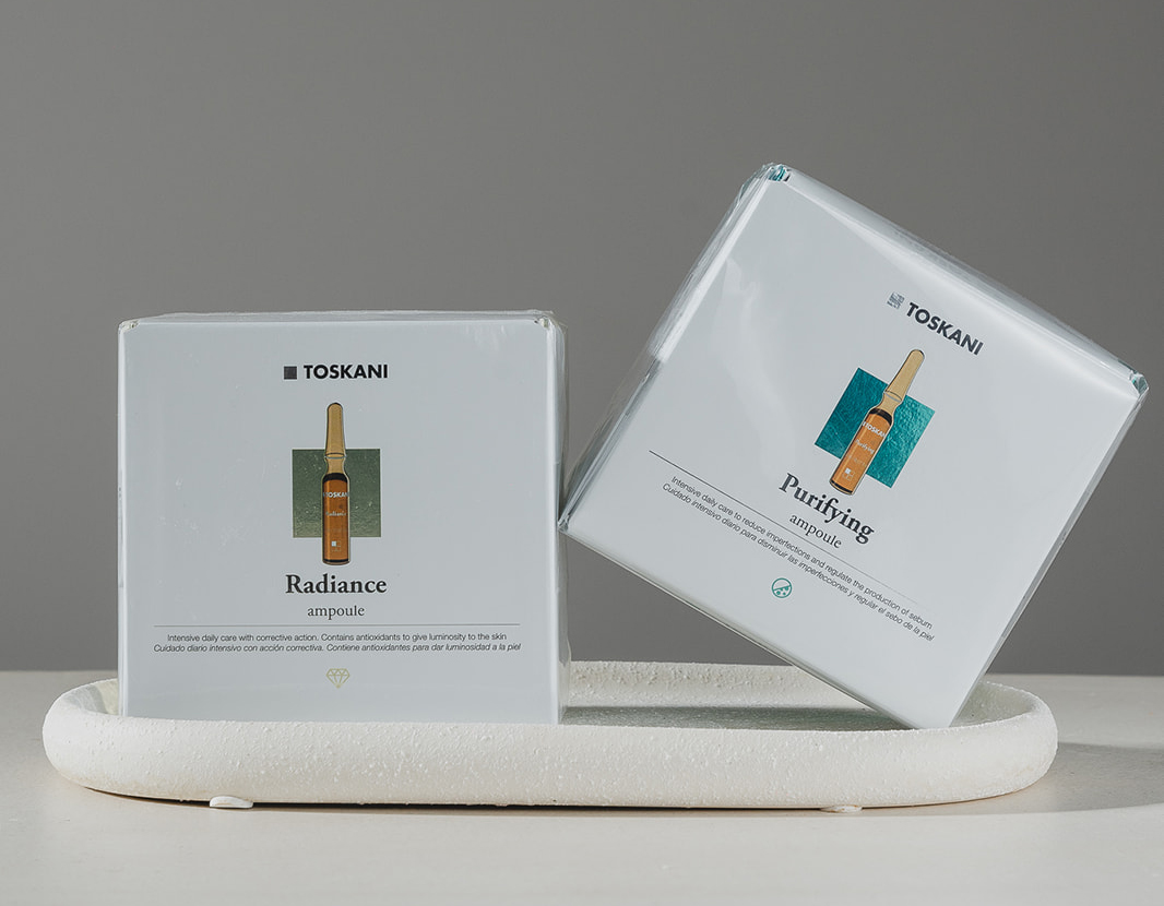 Producten van het merk Toskani die huidpraktijk Skin Releaf in Oss Berghem aanbiedt